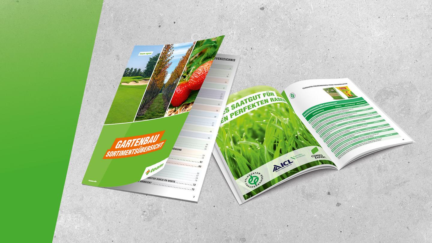 Deckblatt Katalog Gartenbau