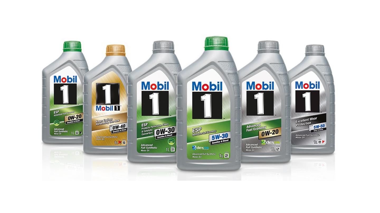 Produktauswahl von 1 Liter Gebinden von Mobil1