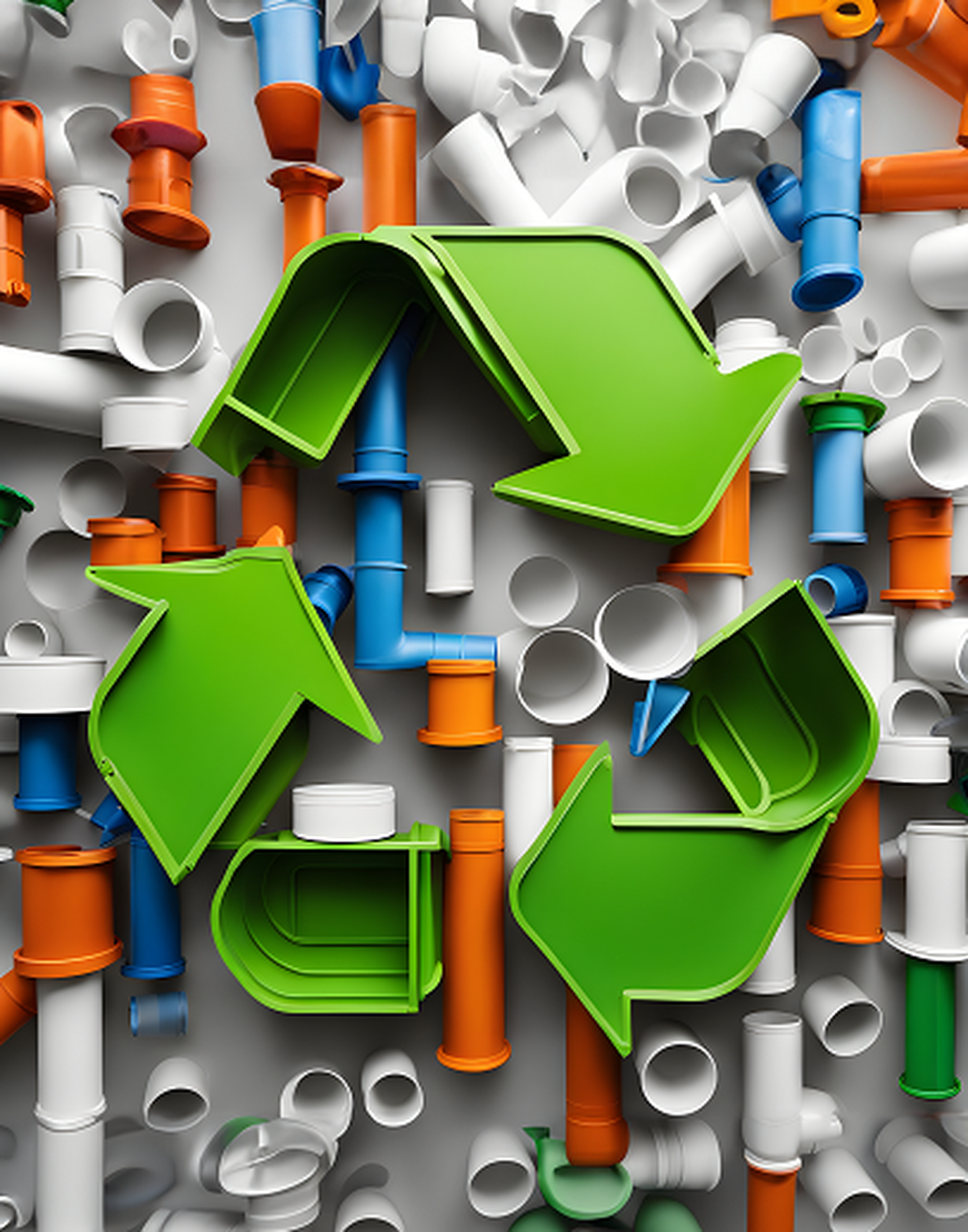 Recycling Logo Rohrsysteme